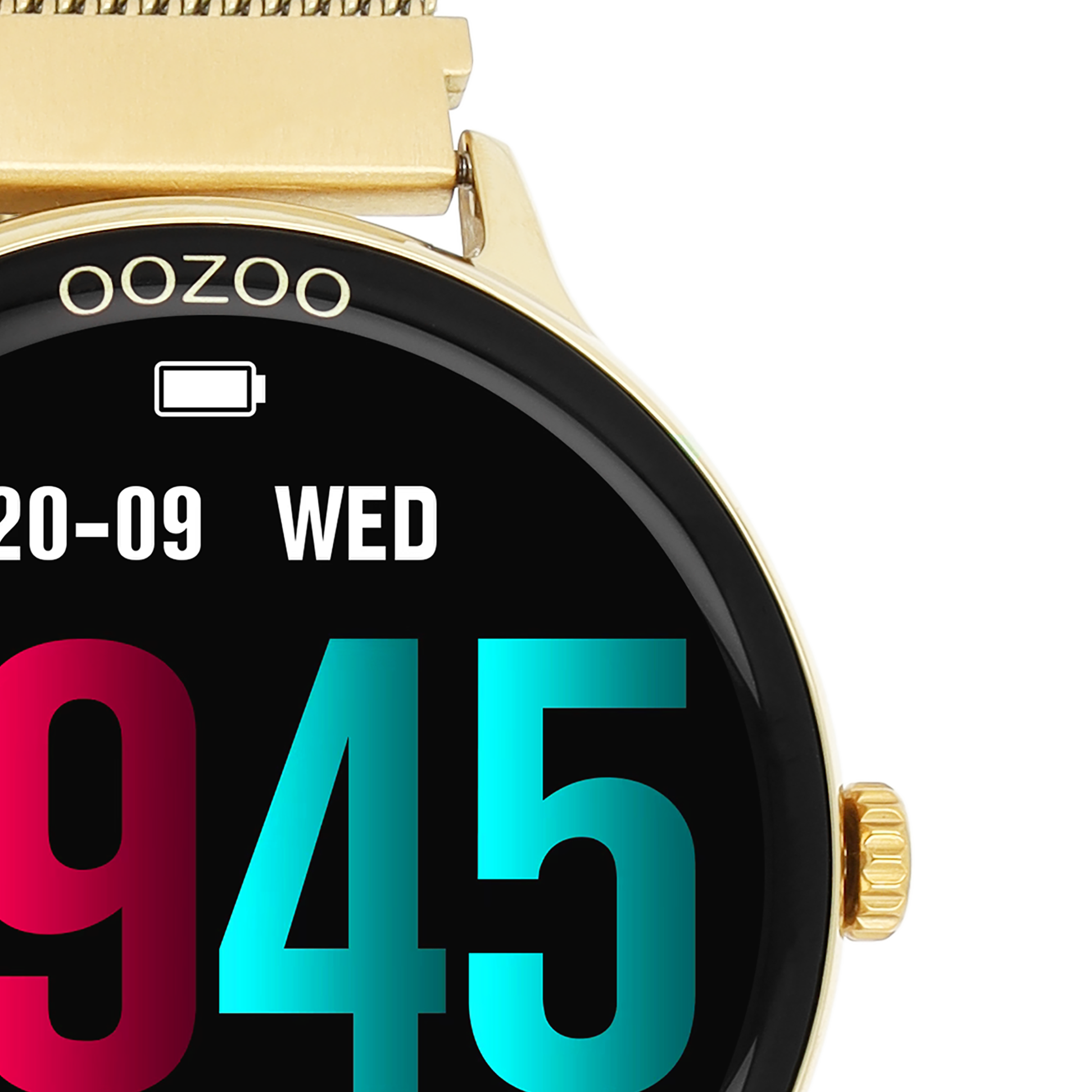 Oozoo smartwatch gold sale